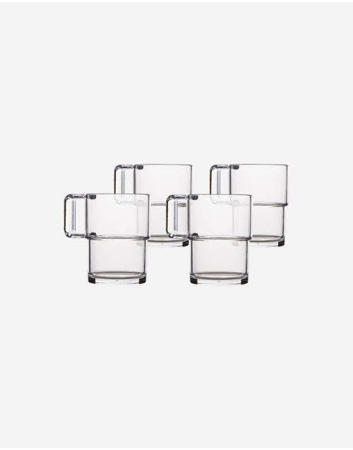 Teeglas - Stapelbar - 240 ml - 4 Stück