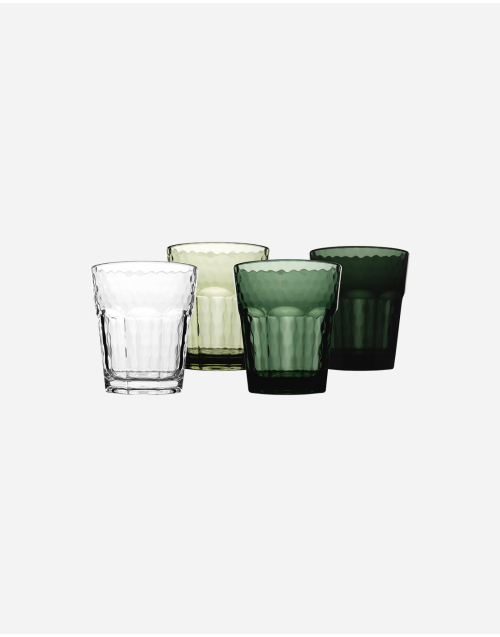 Limonadenglas - Mix & Match - 4 Stück - 200 ml - Grün