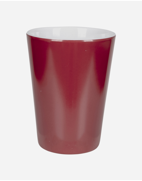 Becher - Zweifarbig - 4 Stück - Rot