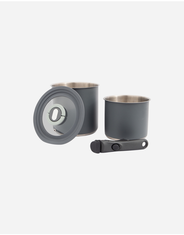 Bo-Camp Topfset Swift – Edelstahl – 2-teilig