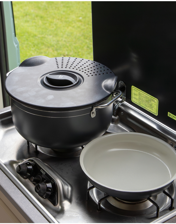 Bo-Camp | Topfset | Camping | 7-Teilig | Keramikbeschichtung