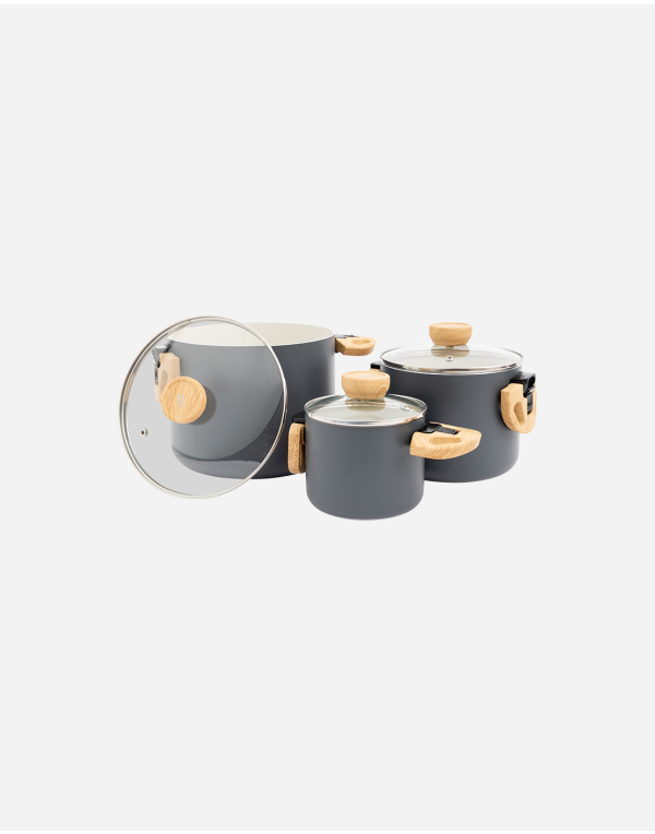 Bo-Camp Topfset Barbican  Aluminium  Induktion  3-teilig