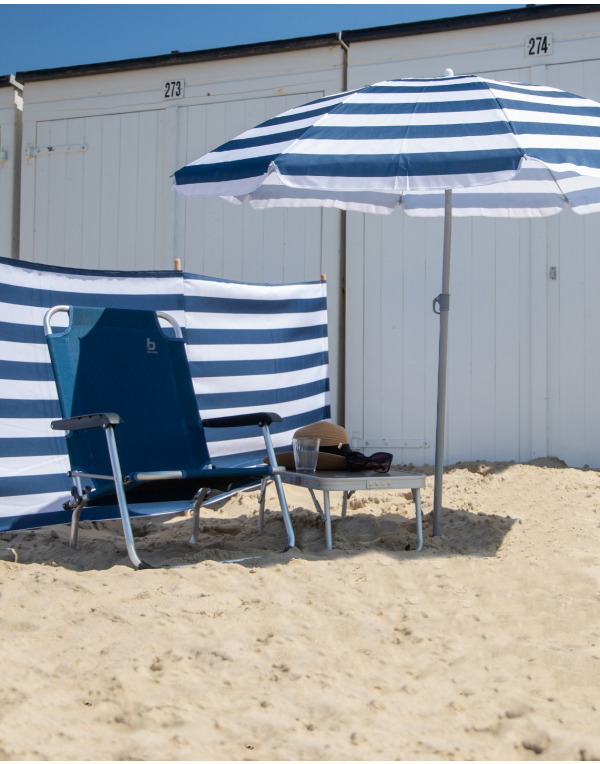 BO-CAMP Sonnenschirm Campingstuhl BO-CAMP Sonnenschirm Für Campingstuhl – Regenschirm Für Klappstuhl, 106 Cm Durchmesser, Grau