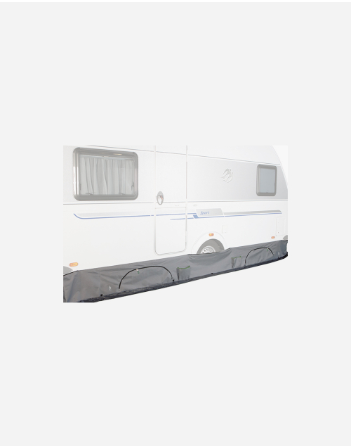Caravan draught excluder - Universal deluxe - With storage compartment