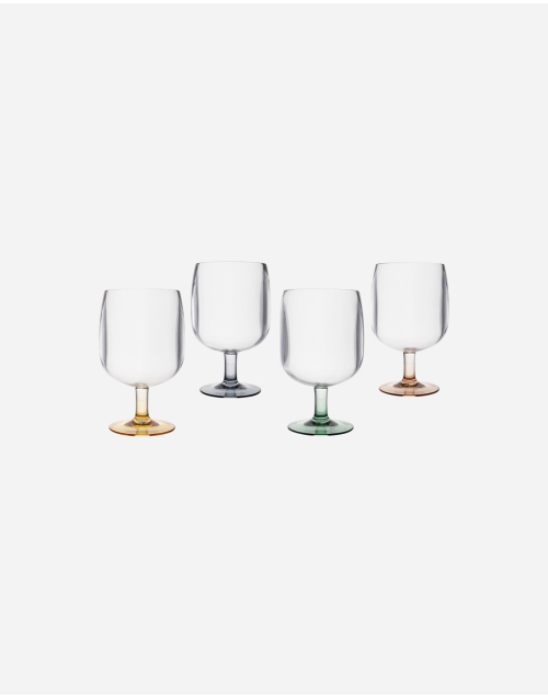 Pastel collection - Wijnglas - Ornans - 250 ml - 4 Stuks