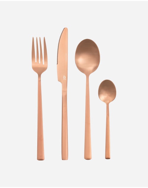 Industrial collection - Cutlery set -  Corson - 16 Pieces - 4 Persons - Copper