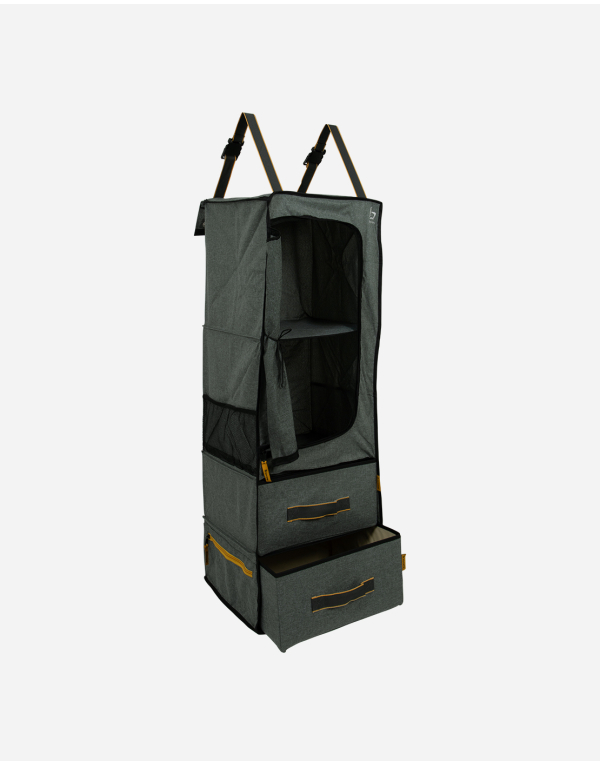 Bo-Camp Organizer 4 Scomparti Con 2 Ante - 35x35x131 Cm, Per Casa O Campeggio - Foto 2