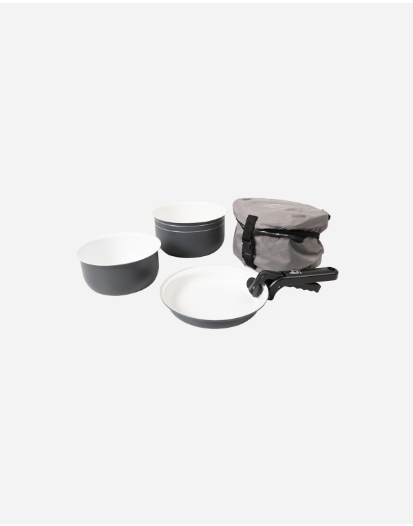 Cookware set - Trekking - 5 Pieces - Ceramic coating - Aluminium