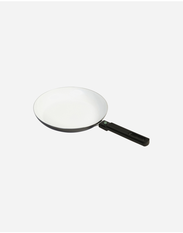 Frying pan - Sprint ECO - Removable handle - Black/White - Ø20 cm
