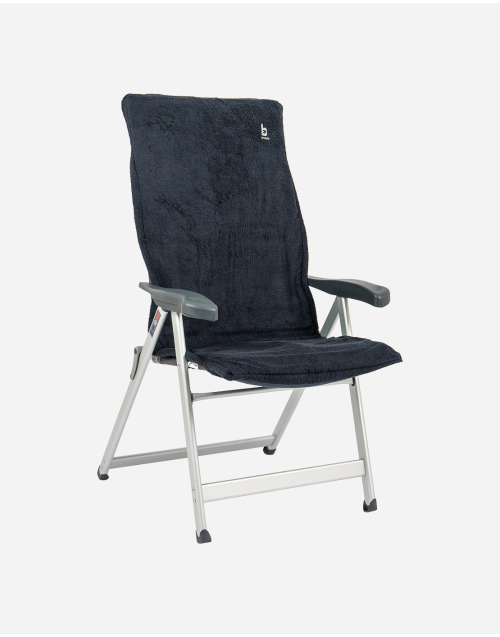 Toalla para silla M - Universal - Tejido de rizo acolchado - Antracita