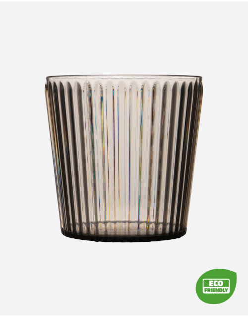 Vaso de agua - Nomad - RPET - Gris - 400 ml - 4 Piezas