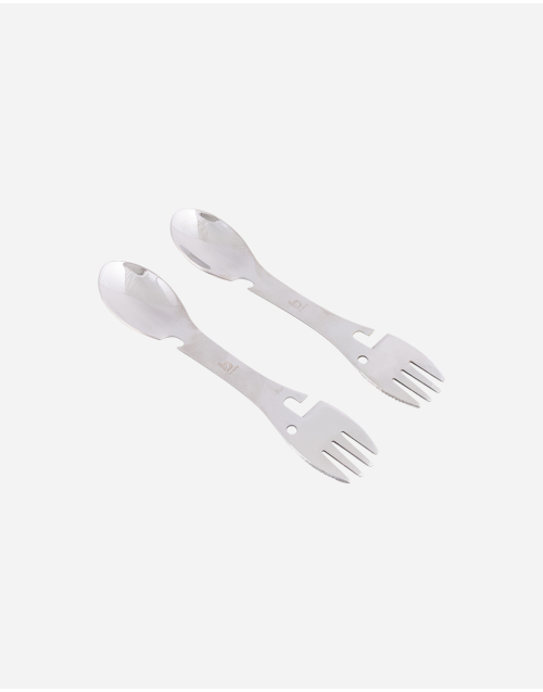 Spork - Acero inoxidable - 2 Piezas