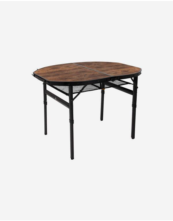 Industrial collection - Mesa - Woodbine - Ovalada - Modelo maleta - 100x70 cm