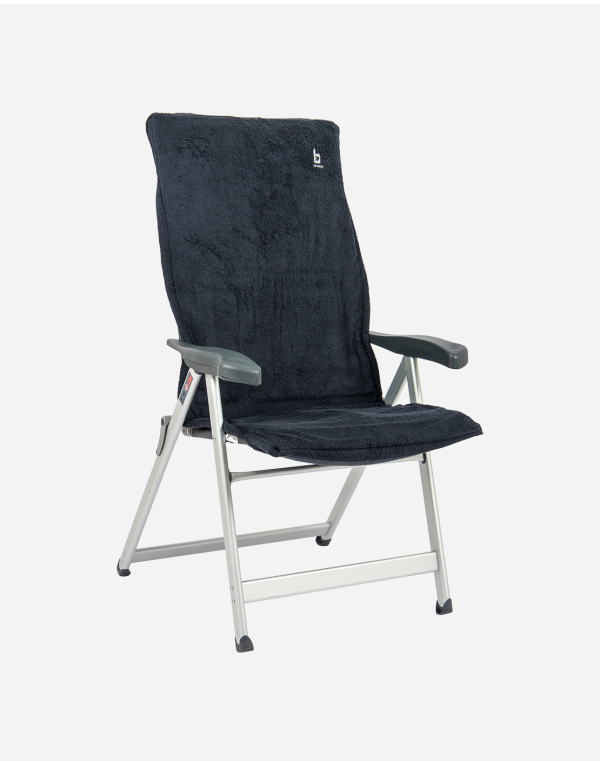 Toalla para silla M - Universal - Tejido de rizo acolchado - Antracita