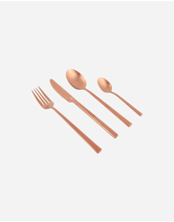 Industrial collection - Cubertería - Corson - 16 Piezas - 4 Personas - Cobre