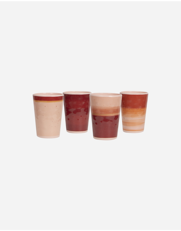 Taza - Halo - 400 ml - 4 piezas - Terra