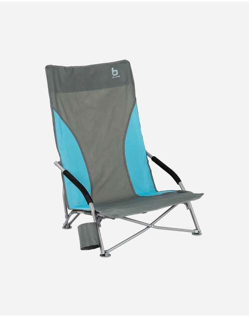 Strandstoel - Compact - Hoog - Blauw/grijs