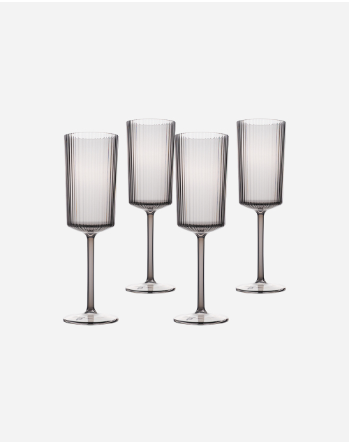 Wijnglas - Nomad - RPET - 300 ml - Grijs - 4 Stuks