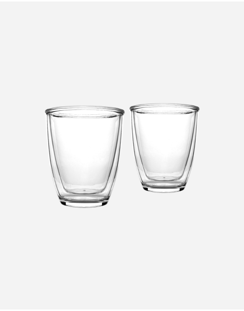 Dubbelwandig glas - Isolerend - 340 ml - 2 Stuks