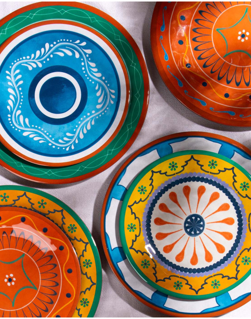 Servies - Fiesta - 16-Delig - Melamine