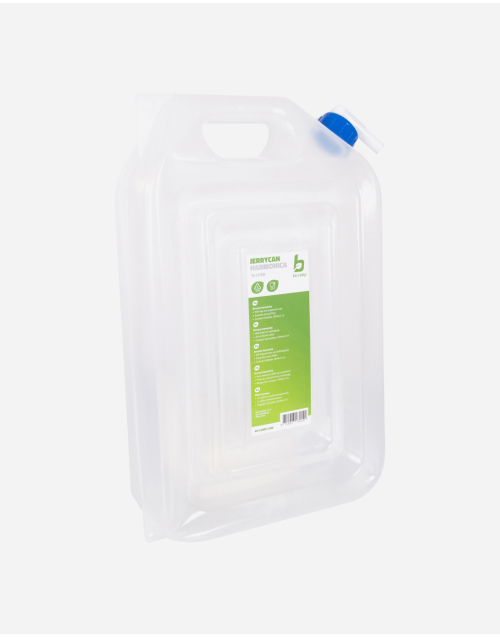 Jerrycan - Harmonica met kraan - 16 liter - Transparant