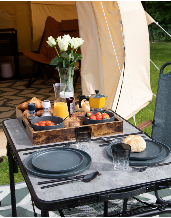 Bo-Camp Tafel - Melrose Industrial 120x80 cm - Kamperen-outdoor
