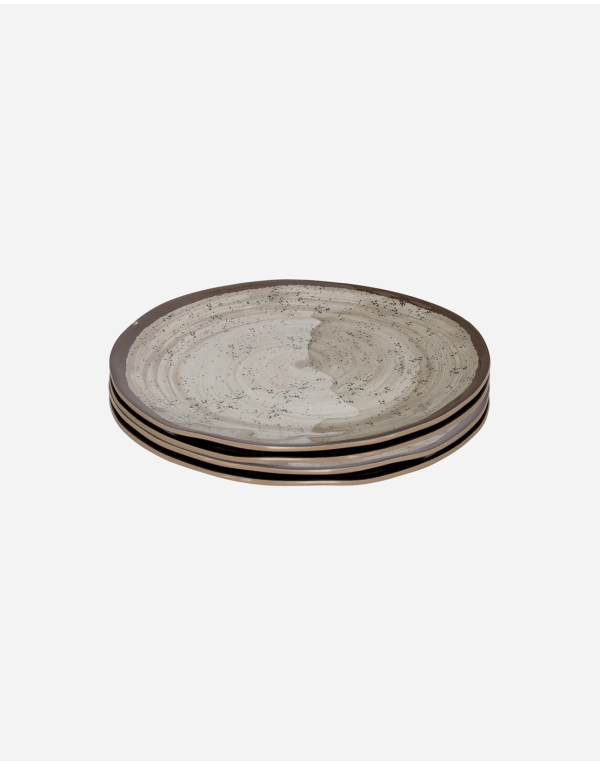 Ontbijtbord - Halo - 4 Stuks - Beige